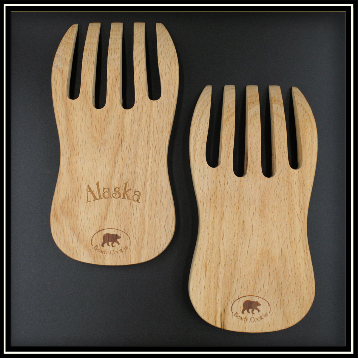 Bear Claws Salad and Pasta Servers Alaska Best Shopping