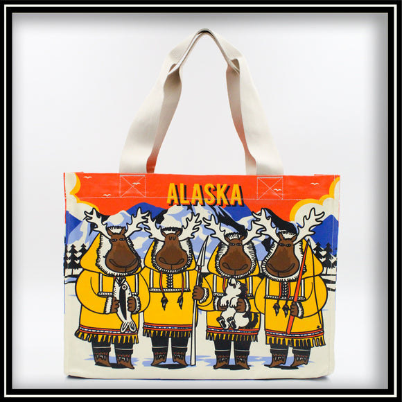 Alaska Moose Eskimo Bag