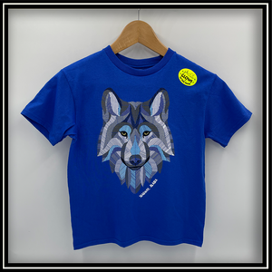 Crosshatch Wolf Youth Teeshirt