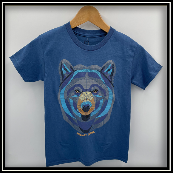 Crosshatch Black Bear Youth Teeshirt