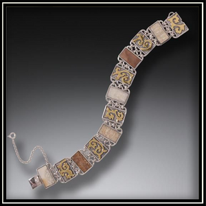 Gilded Path Walrus Ivory Bracelet