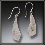 Fossilized Mammoth Ivory Spiral Earrings
