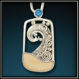 Cresting Wave Pendant