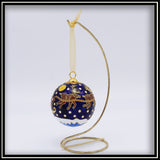 Santa and Sleigh Scene Ornament
