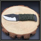 Green Nylon Wrapped Full Tang Blade