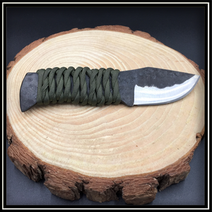 Green Nylon Wrapped Full Tang Blade