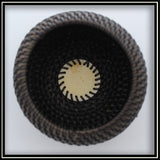 Baleen Basket with Walrus Ivory Bear
