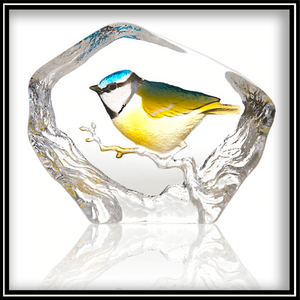 Crystal Blue-tit - Painted