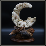 Sheep Horn with 3 Bears & 3 Sheep