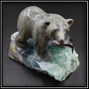 Soapstone Bear Carving