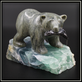 Soapstone Bear Carving