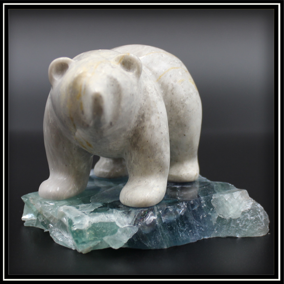 Soapstone Bear Carving