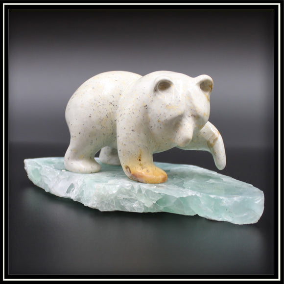 Soapstone Bear Carving