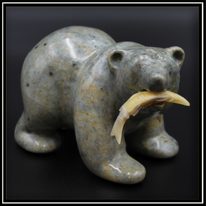 Soapstone Bear Carving