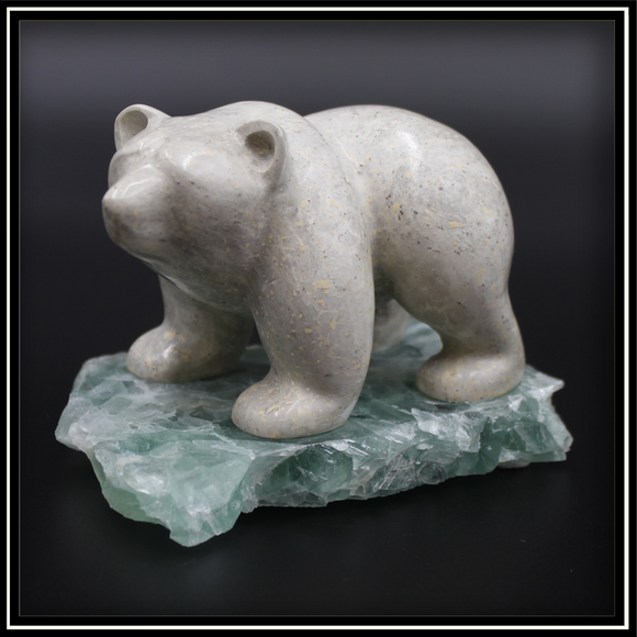 Soapstone Bear Carving