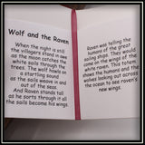 Totem Pole - Wolf and the Raven 14"
