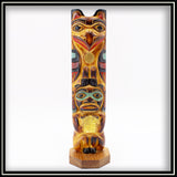 Totem Pole -The Legend of the Sun & Raven 10.5"