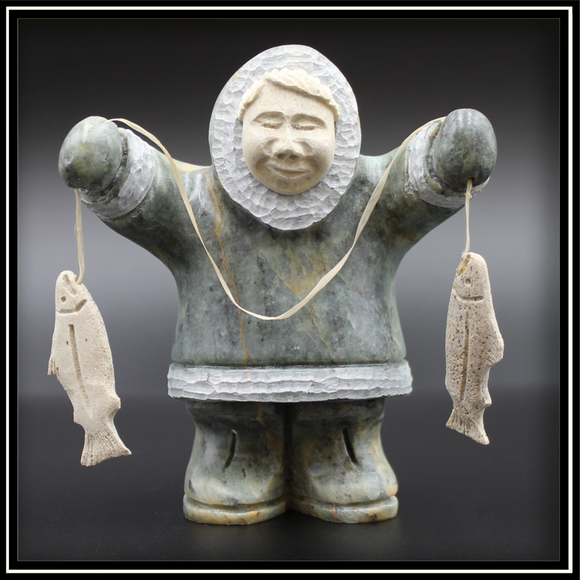 Boy with Two Fish