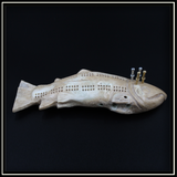 Salmon Cribbage Board