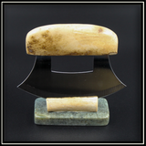 Walrus Jawbone Ulu Knife