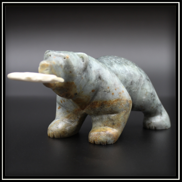 Soapstone Bear Carving