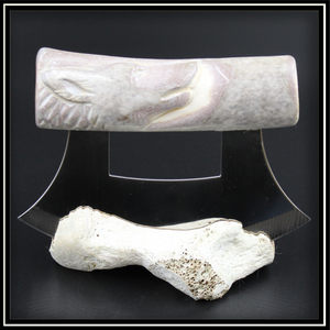Moose Antler Ulu Knife
