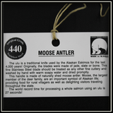 Moose Antler Ulu Knife