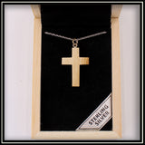 Mammoth Ivory Cross Necklace - 25mm