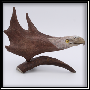 Antler Carving - Eagle