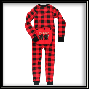 Red Plaid Flapjack - Youth