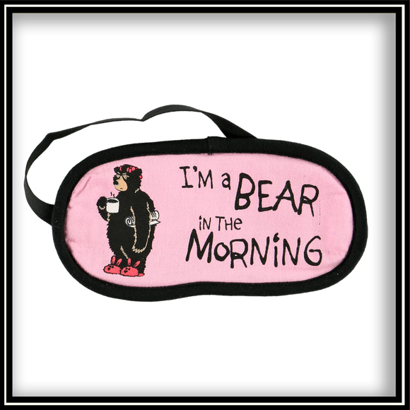 Bear in the Morning Sleep Mask
