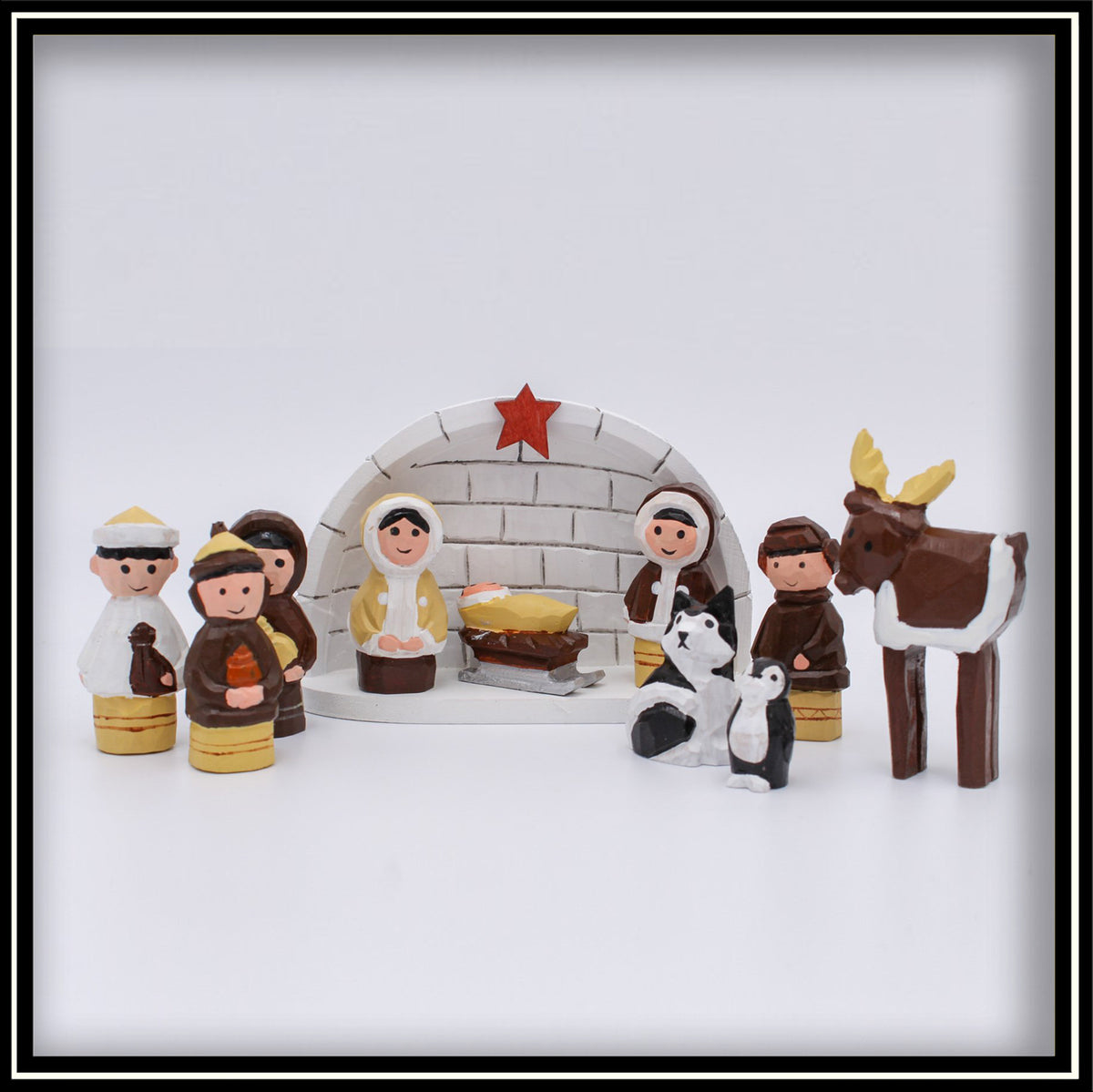11 Piece Eskimo Nativity Set – Alaska Best Shopping