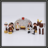 11 Piece Eskimo Nativity Set